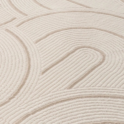 Carmel Cream-Beige Geometric Rug | 6070