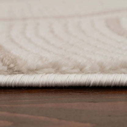 Carmel Cream-Beige Geometric Rug | 6070