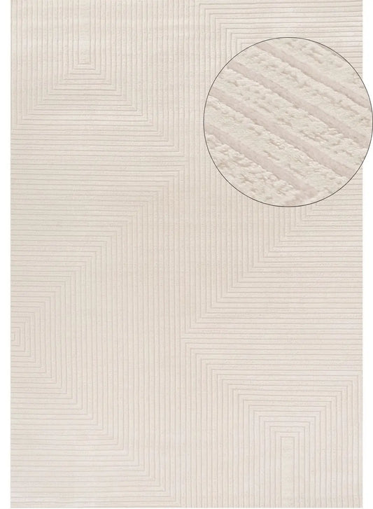Carmel Cream Geometric Rug | 6040