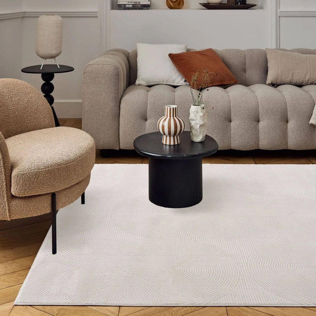Carmel Cream Geometric Rug | 6070