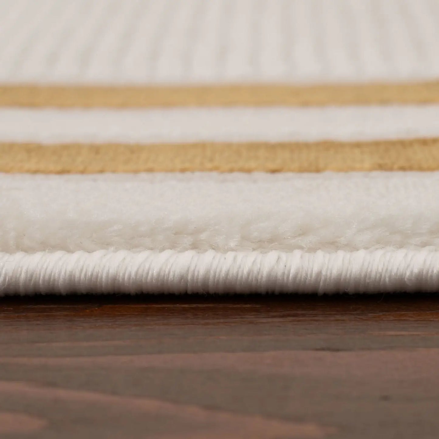 Carmel Cream-Gold Bordered Rug | 6060