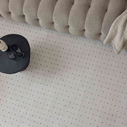 Carmel Cream-Gold Dots Rug | 6080