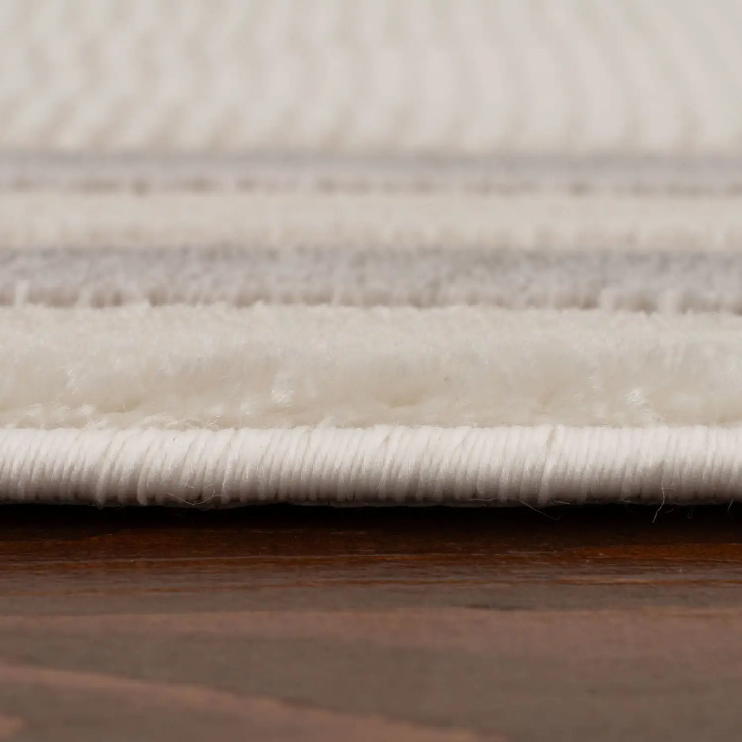 Carmel Cream-Grey Bordered Rug | 6060
