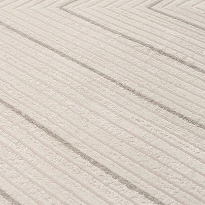 Carmel Cream-Grey Geometric Rug | 6040
