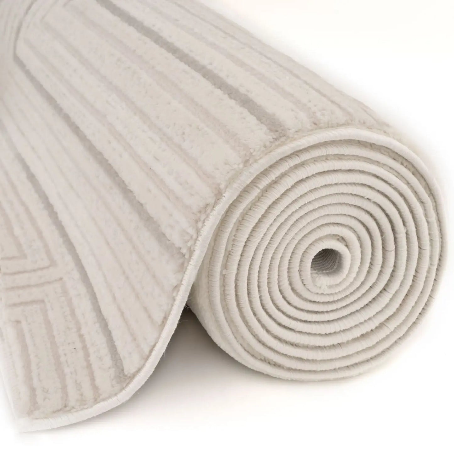Carmel Cream-Grey Geometric Rug | 6040