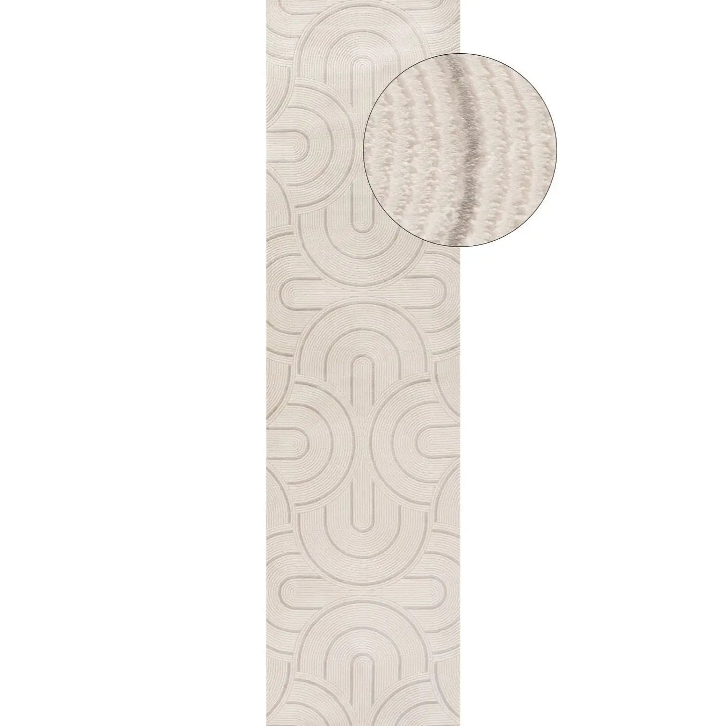 Carmel Cream-Grey Geometric Rug | 6070