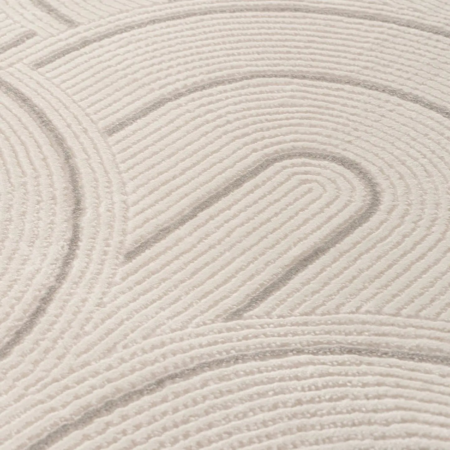 Carmel Cream-Grey Geometric Rug | 6070