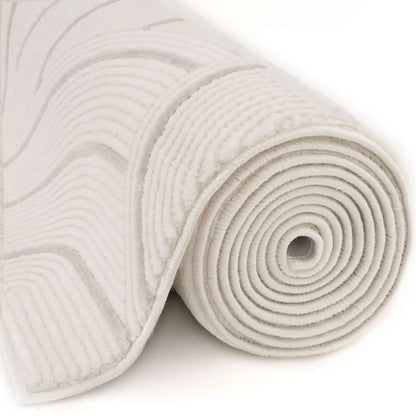 Carmel Cream-Grey Geometric Rug | 6070