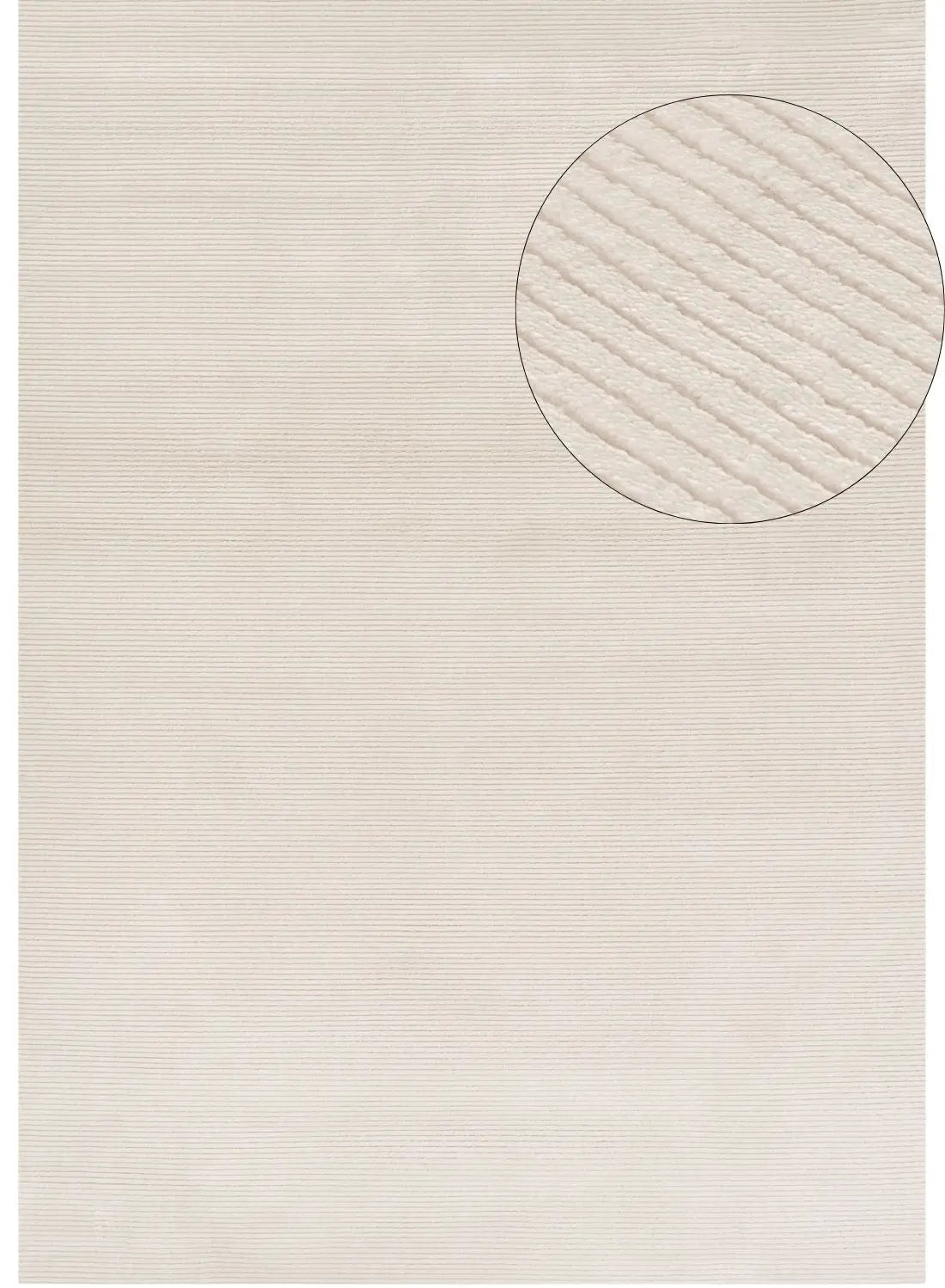 Carmel Cream Striped Rug | 6010