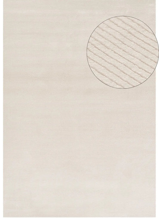 Carmel Cream Striped Rug | 6010