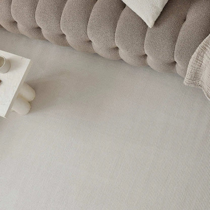 Carmel Cream Striped Rug | 6010