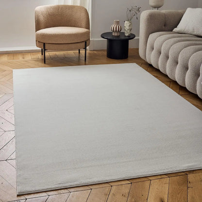 Carmel Cream Striped Rug | 6010