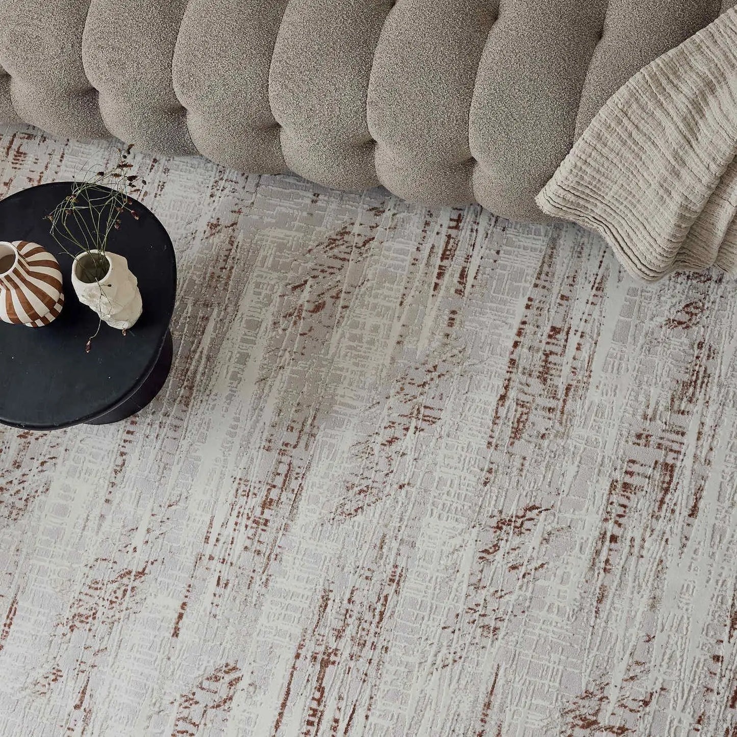 Carmel Cream-Terra Abstract Rug | 6030