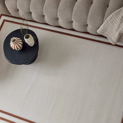 Carmel Cream-Terra Bordered Rug | 6060
