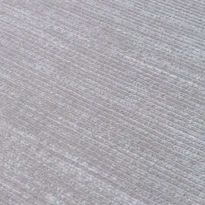 Carmel Grey-Cream Striped Rug | 6020