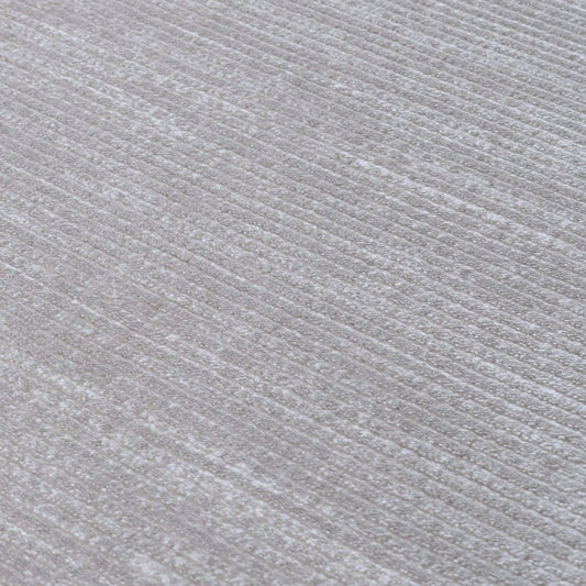 Carmel Grey-Cream Striped Rug | 6020
