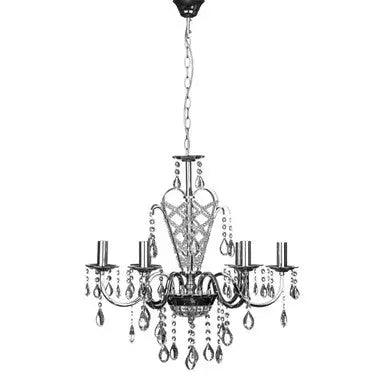 Carrington 6 Arm Crystal Chandelier