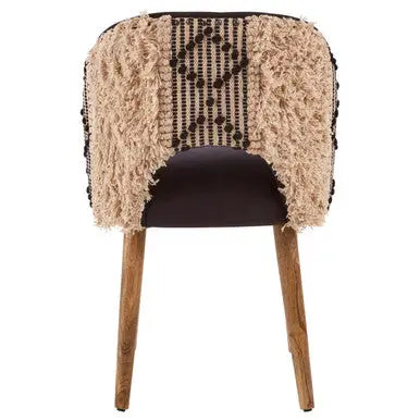 Cefena Black and White Moroccan Design Chair