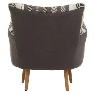 Cefena Grey And White Chair