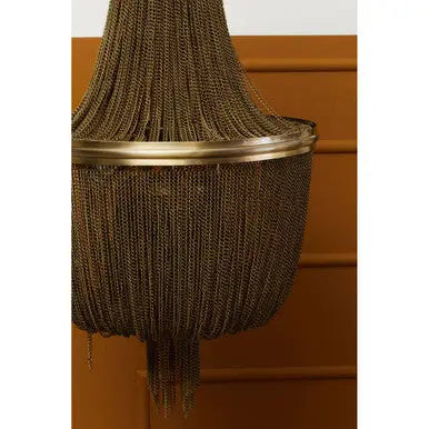 Chain Antique Brass Chain Design Chandelier