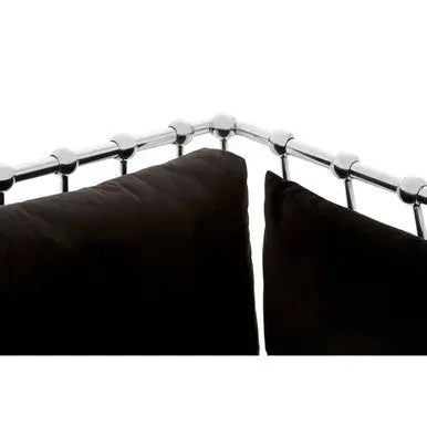 Chair with Silver Finish Tapered Arms | Novo