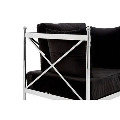 Chair with Silver Lattice Arms | Novo