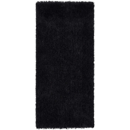 Chicago Black Shaggy Rug