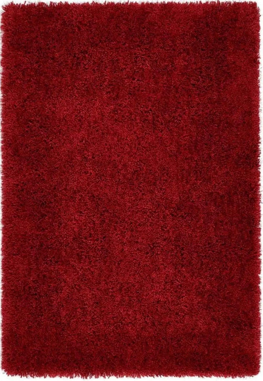 Chicago Red Shaggy Rug