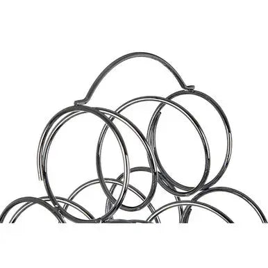 Chrome 6 Bottles Triangular Wine Rack | Zuko