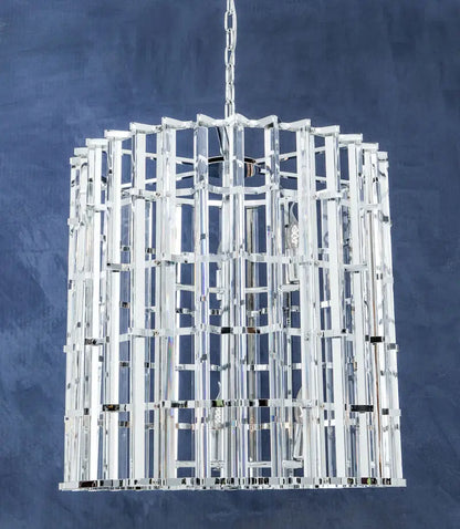Chrome and Glass Vertical Light | Karli