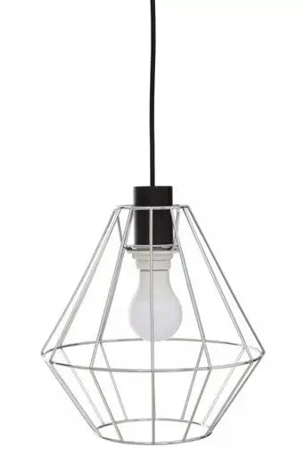 Chrome Cage Pendant Light | Wyra
