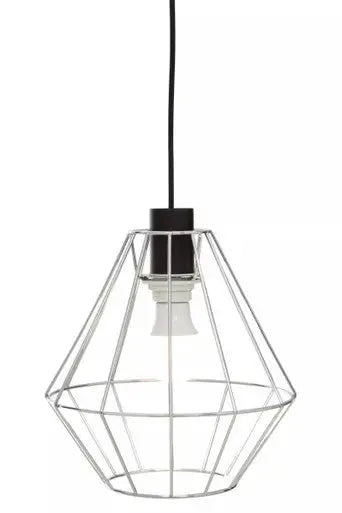 Chrome Cage Pendant Light | Wyra