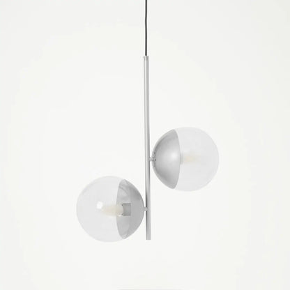 Chrome Finish 2 Bulb Pendant Light | Revive