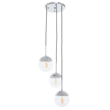 Chrome Finish 3 Pendant Light | Revive