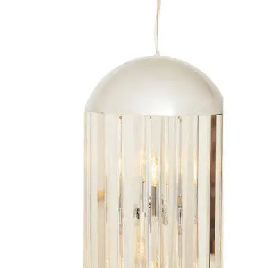 Chrome Finish 6 Bulb Pendant Light | Kensington Townhouse