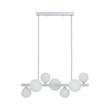 Chrome Finish 7 Light  Statement Pendant Light | Abira
