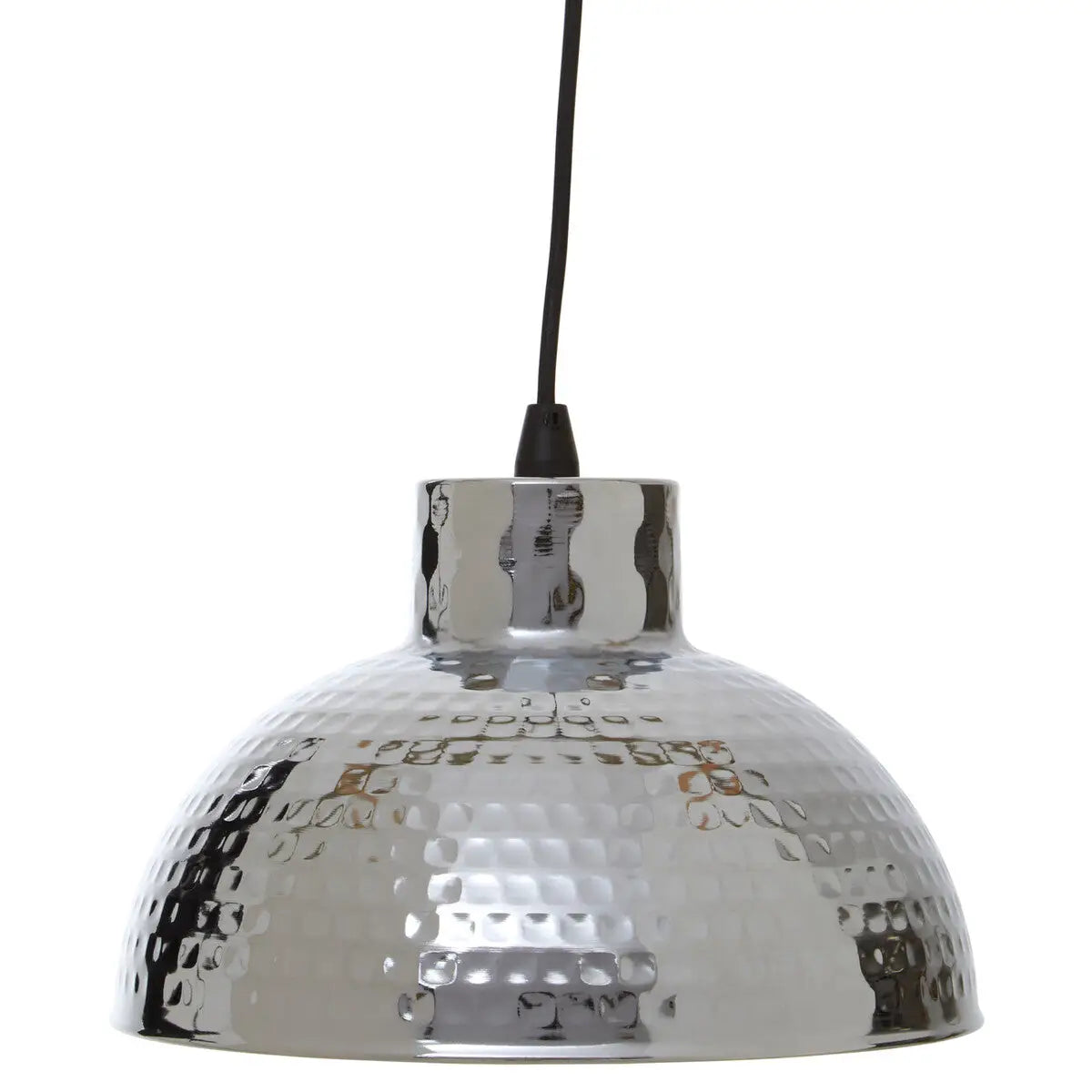 Chrome Finish Iron Pendant Light | New Foundry