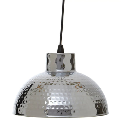 Chrome Finish Iron Pendant Light | New Foundry