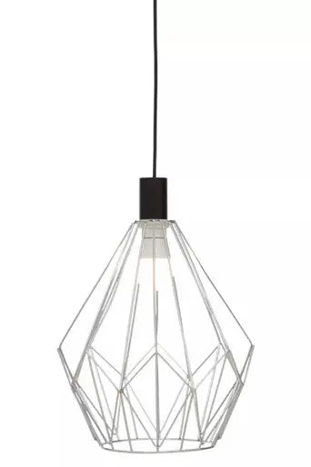 Chrome Gold Frame Pendant Light | Wyra