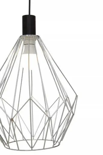 Chrome Gold Frame Pendant Light | Wyra