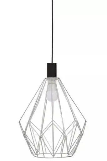 Chrome Gold Frame Pendant Light | Wyra