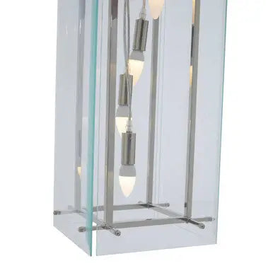 Claridge Five Bulb Glass Pendant Light