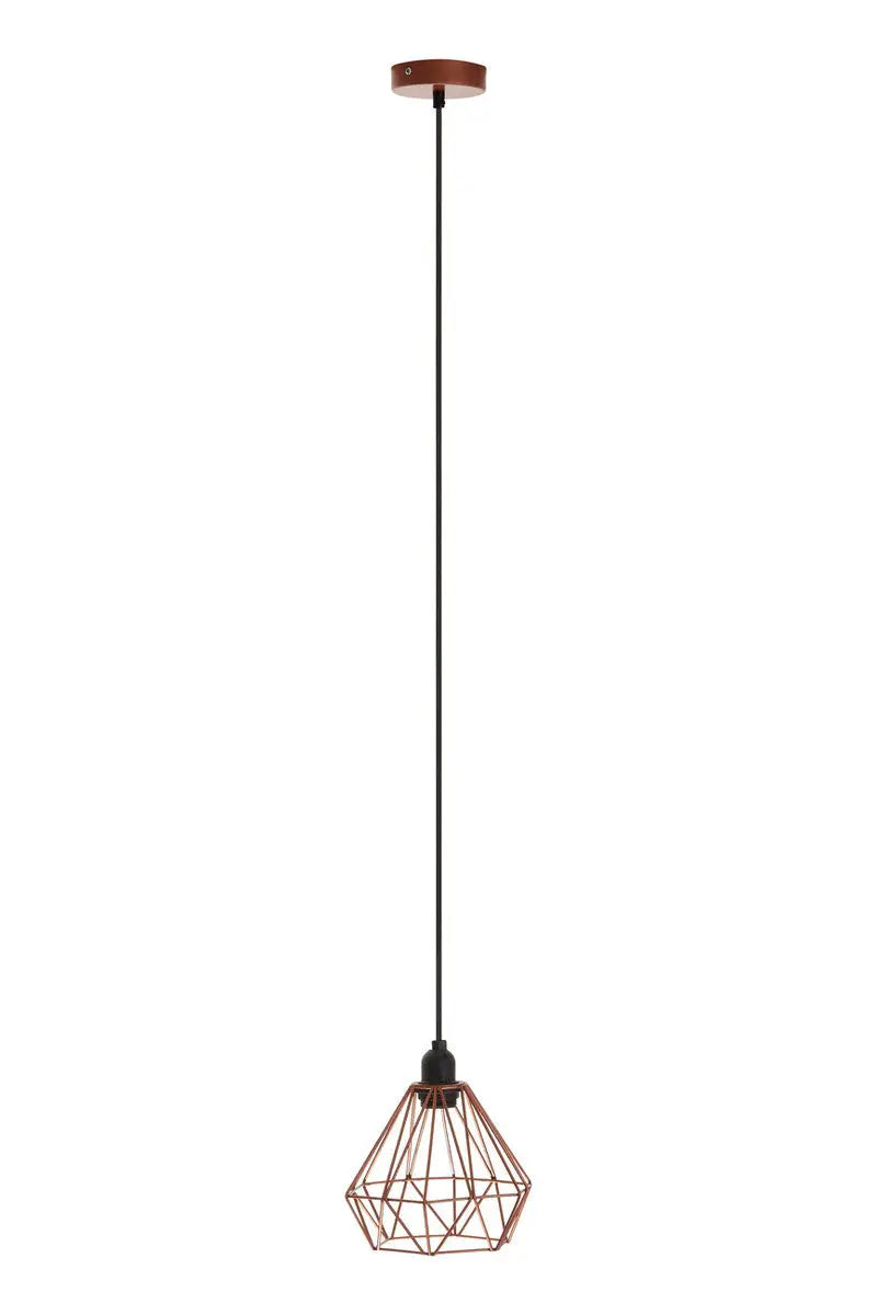 Copper Metal Wire Pendant Light | Bartol