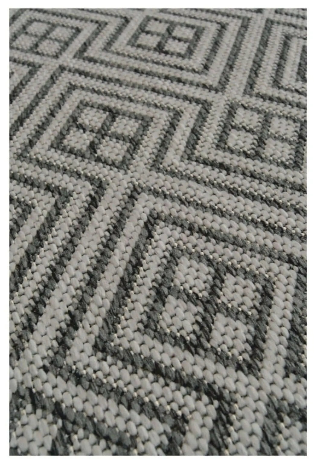County Geo Grey Indoor/Outdoor Rug | 11344A