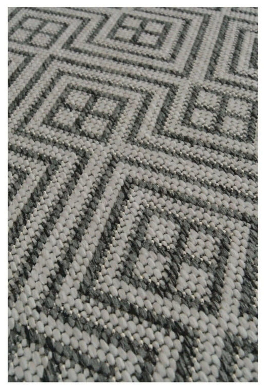 County Geo Grey Indoor/Outdoor Rug | 11344A