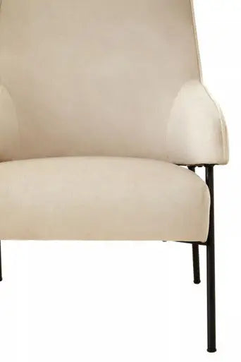 Cream Velvet Chair | Henia