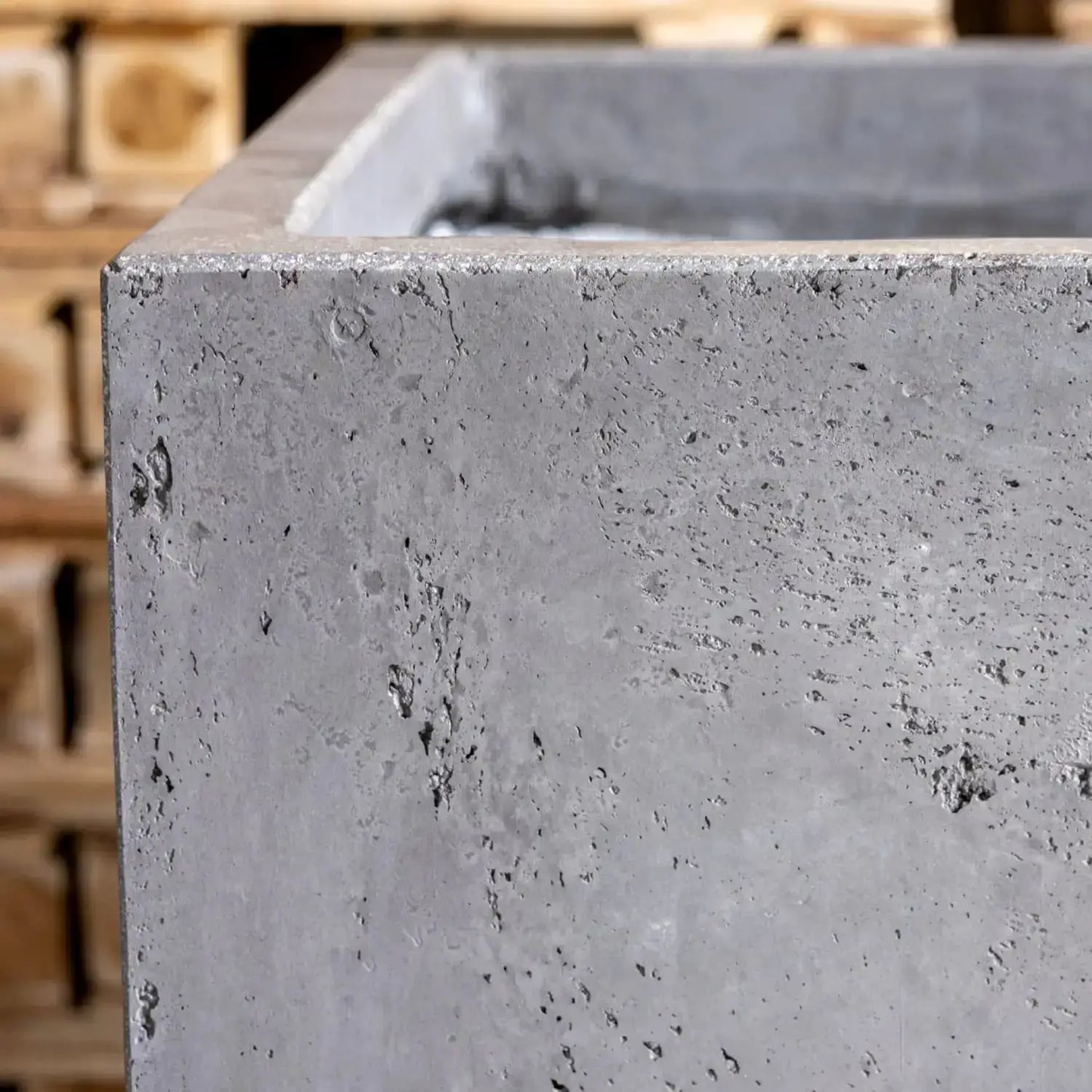 Cubrosa | Onyx Dusk – 40cm Large Concrete Square Planter – 38L Block Plant Pot