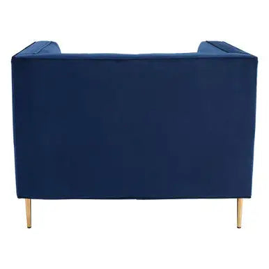Deep Blue Velvet Armchair | Otylia