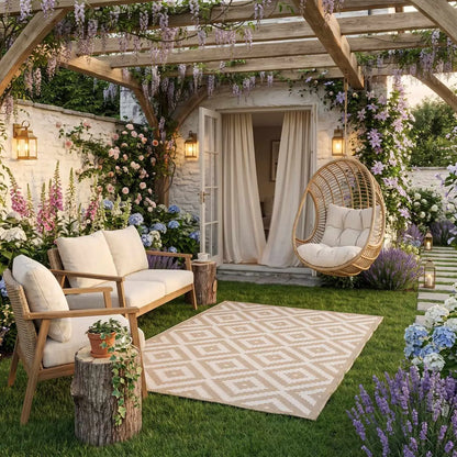 Ecology Outdoor Rug Beige | 100b
