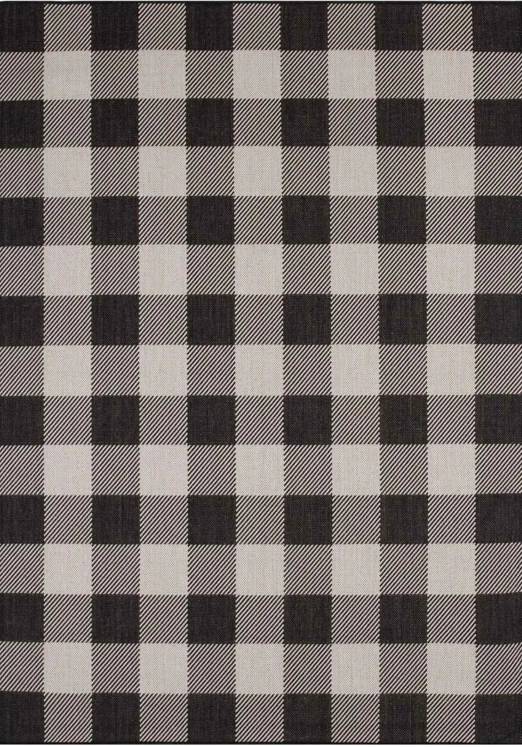 Ecology Outdoor Rug Black | 700BL